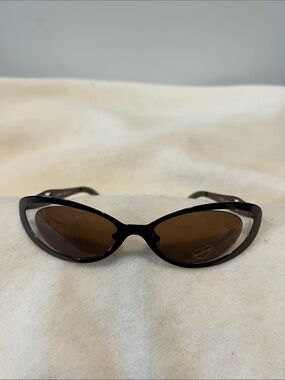 bebe Vintage Women’s Cat-Eye Sunglasses in Brown and Black